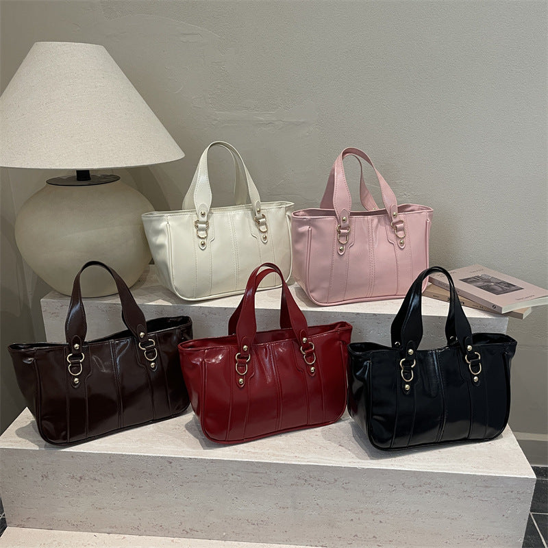 Elegant Structured Tote Handbag
