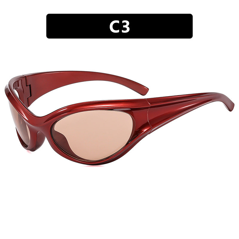 Women sporty sunglasses with aerodynamic design Stornfield