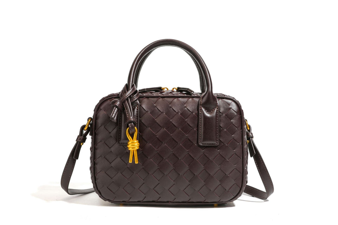 Textured Leather Boutique Handbag Stornfield