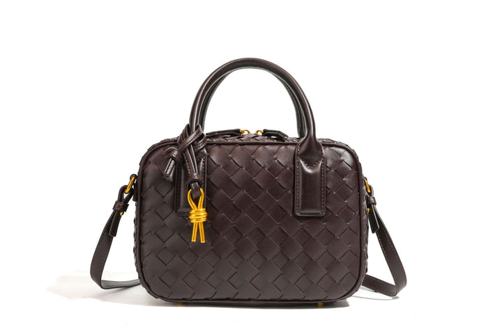 Textured Leather Boutique Handbag Stornfield