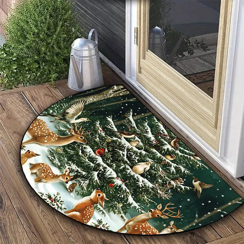 Holiday-Themed Decorative Floor Mat Stornfield