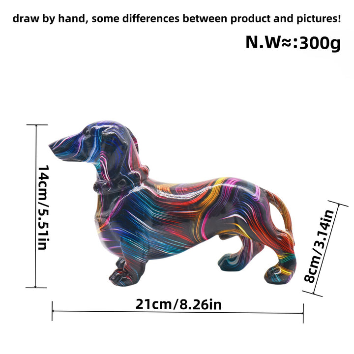 Creative decoration figure of a dachshund Stornfield
