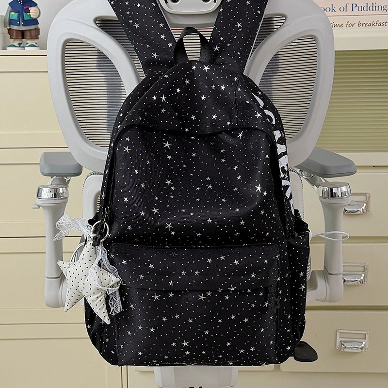 Star-Patterned Lightweight Backpack Stornfield