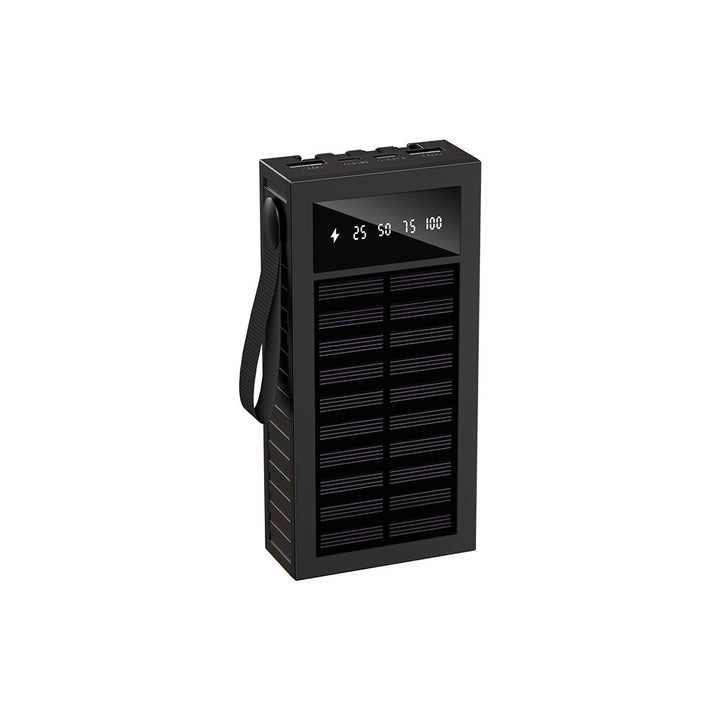 Portable Solar Power Bank with Multifunctional Charging Indicator Stornfield