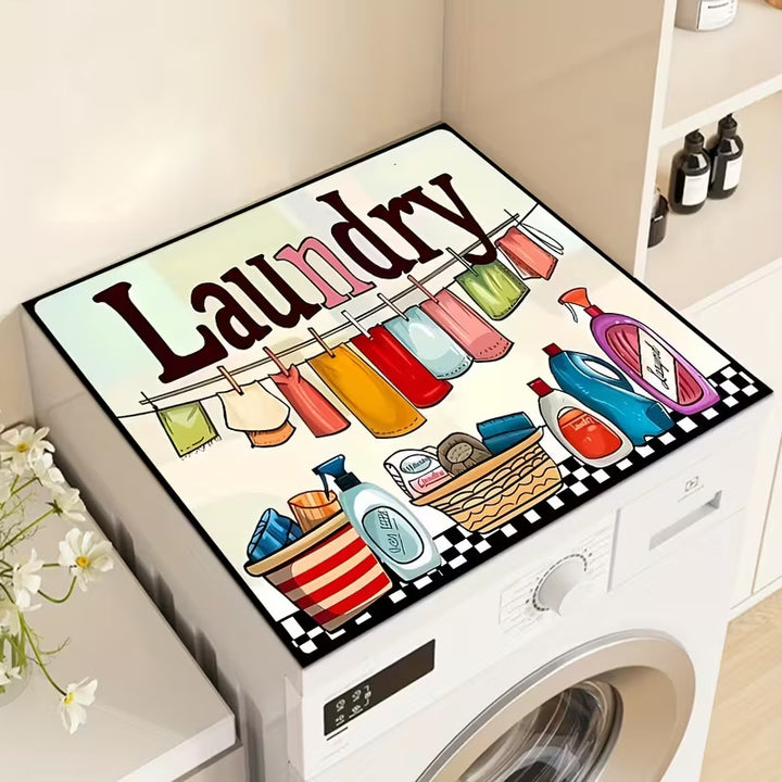 Cute Cartoon Sheep-Patterned Kitchen Mat