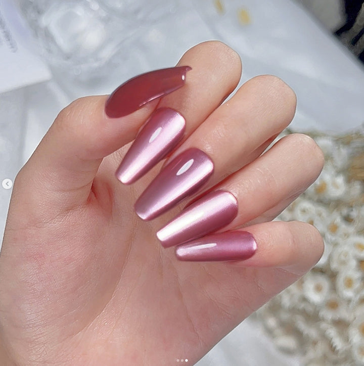 Premium Glossy Press-On Nail Tips Set Stornfield