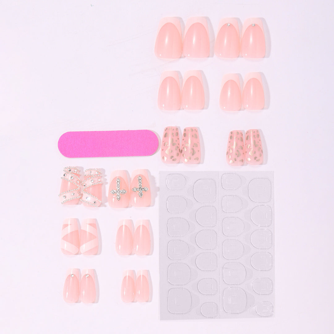 Elegant Nail Art with Glitter Design Stornfield