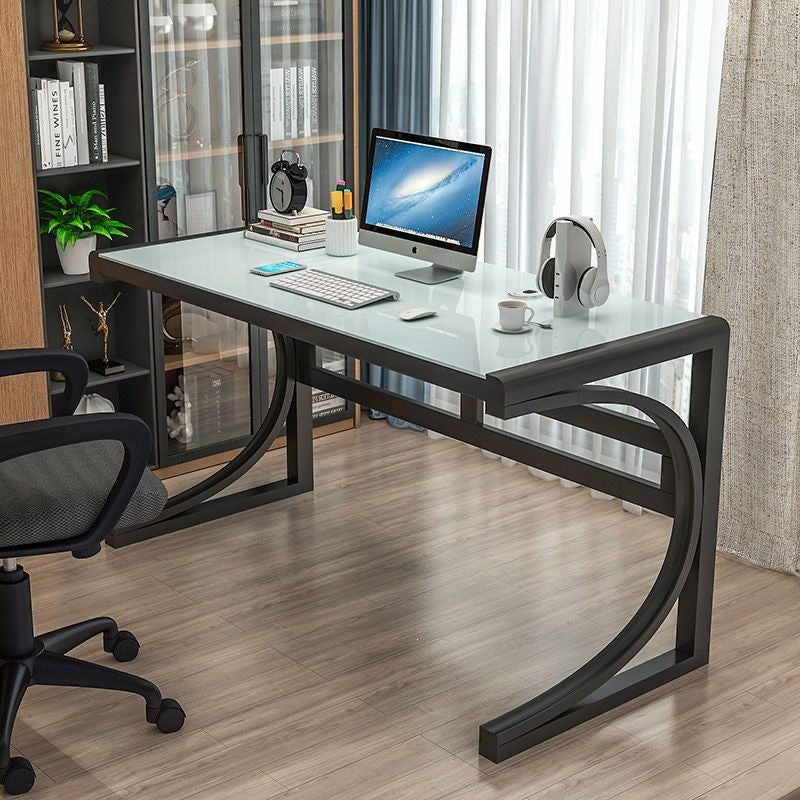 Modern Glass Desk Stornfield