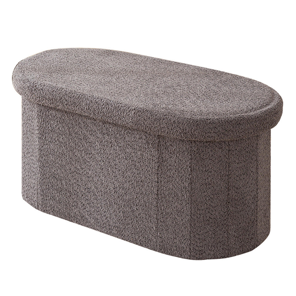 Plush Storage Ottoman Stornfield