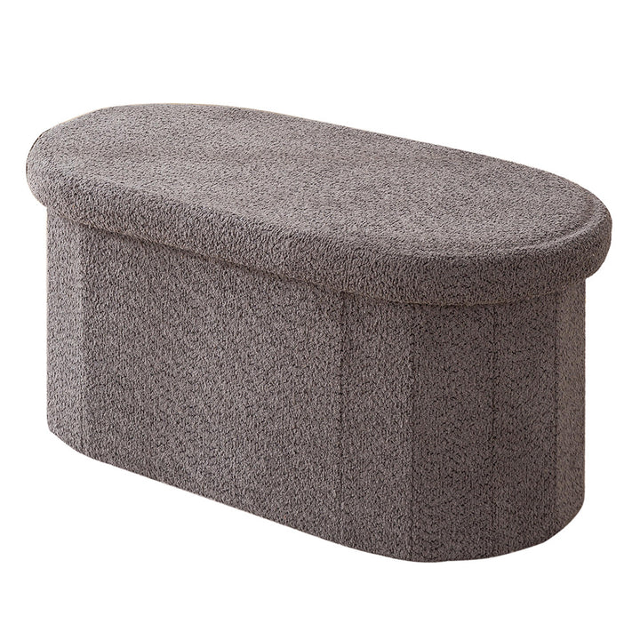 Plush Storage Ottoman Stornfield