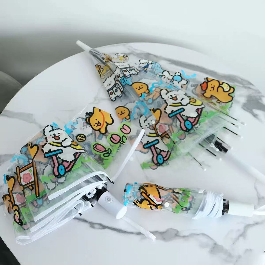 Women's Transparent Umbrella with Animal Patterns Stornfield