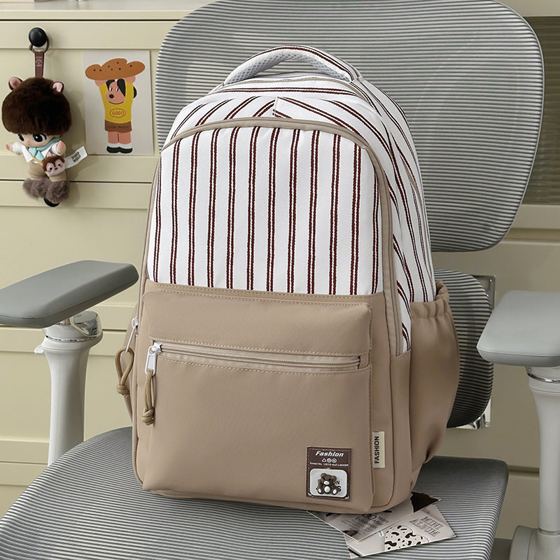 Stylish Plaid Design Backpack Stornfield