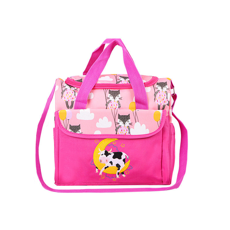 Multifunctional diaper bag with integrated changing mat Stornfield
