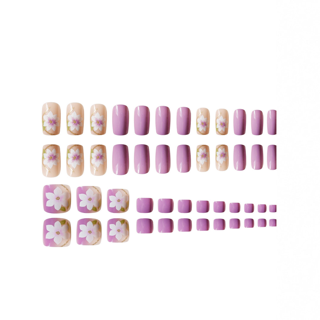 Premium Floral Design Pedicure Set Stornfield