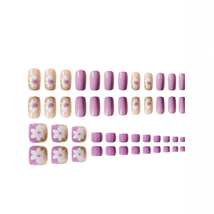Premium Floral Design Pedicure Set Stornfield