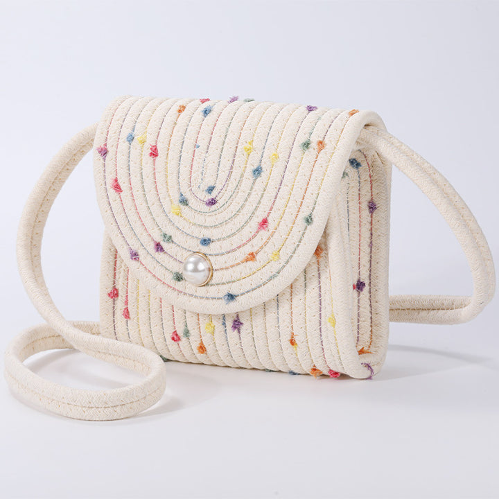 Women's Fashion Shoulder Bag with Decorative Pearl Closure Stornfield