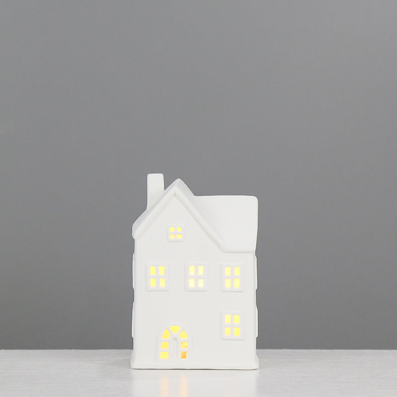 Decorative Ceramic House Lantern Stornfeild