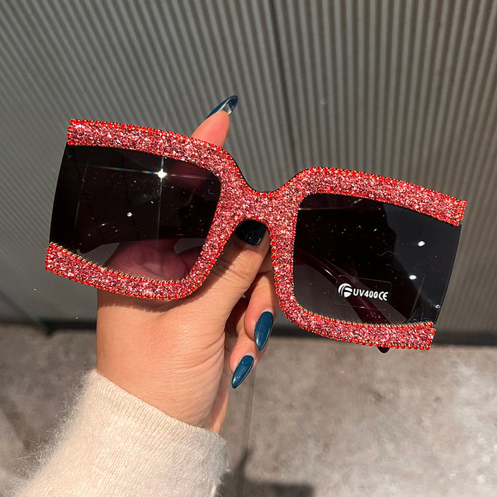 Women's sunglasses with rhinestone decorated frame Stornfield