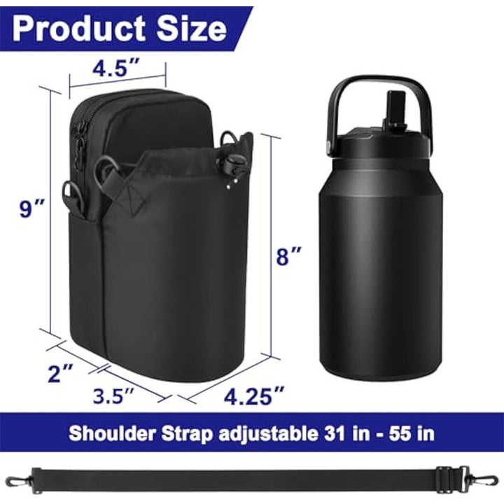 Multifunctional shoulder bag with water-repellent material Stornfield