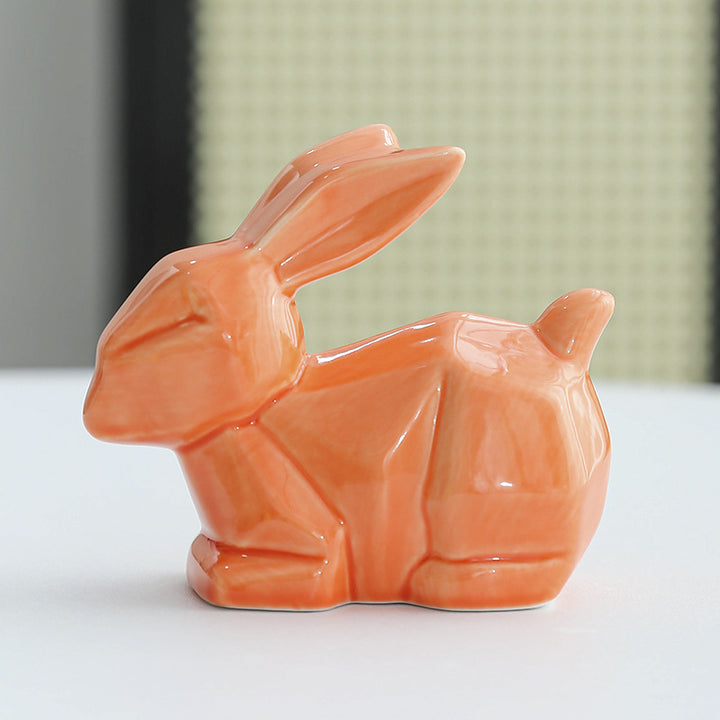 Decorative Ceramic Bunny Sculpture Stornfeild