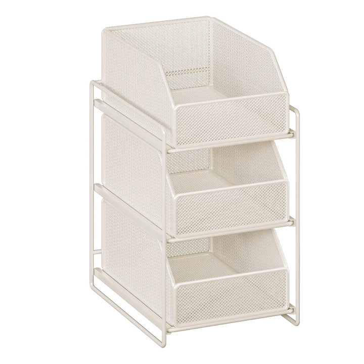 Vertical Mesh Under-Sink Pull-Out Storage Organizer Tower