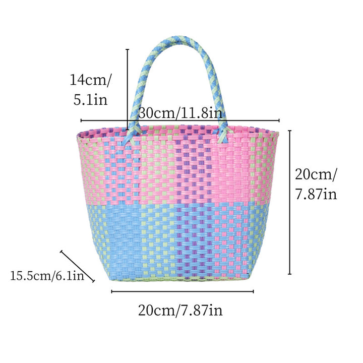 Colorful basket bag Stornfield