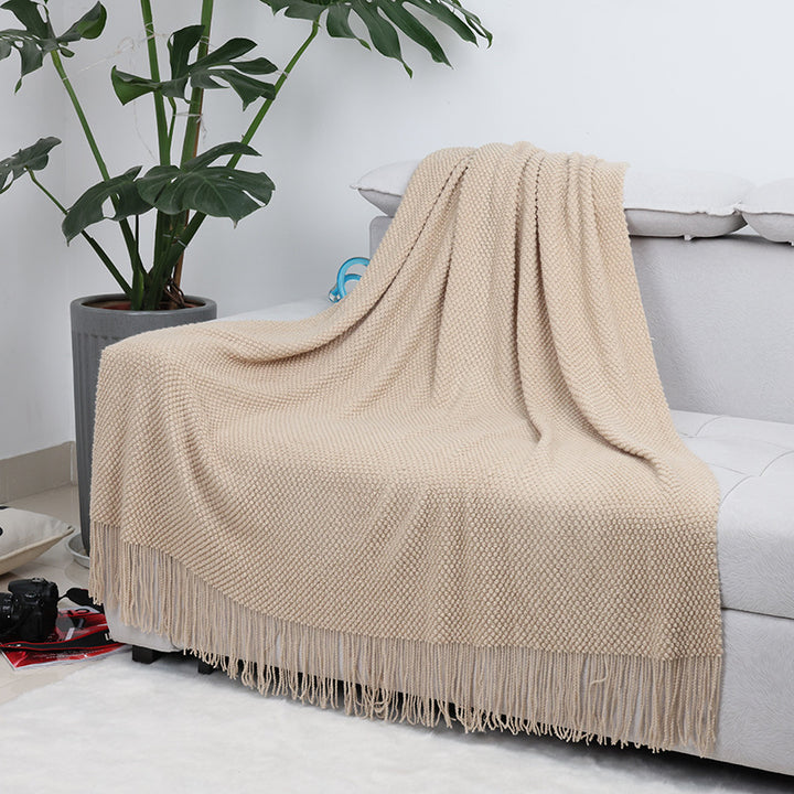 Cozy Knitted Throw Blanket Stornfield