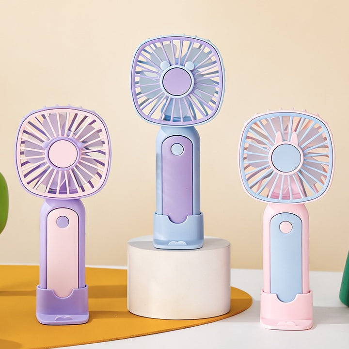 Women's Portable Hand Fan with Flexible Tilt Angle Stornfield