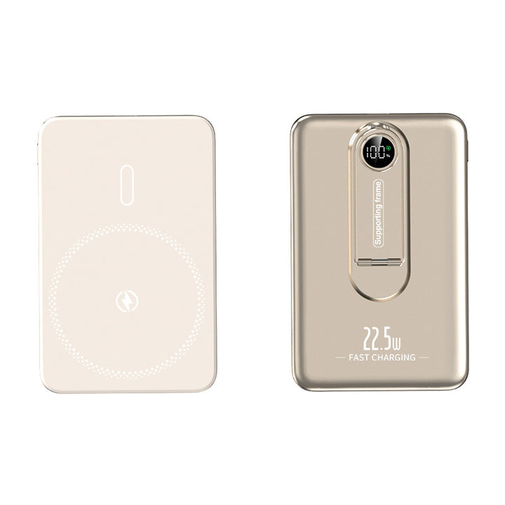 Portable Qi charging power bank with integrated fast charging function and digital display Stornfield