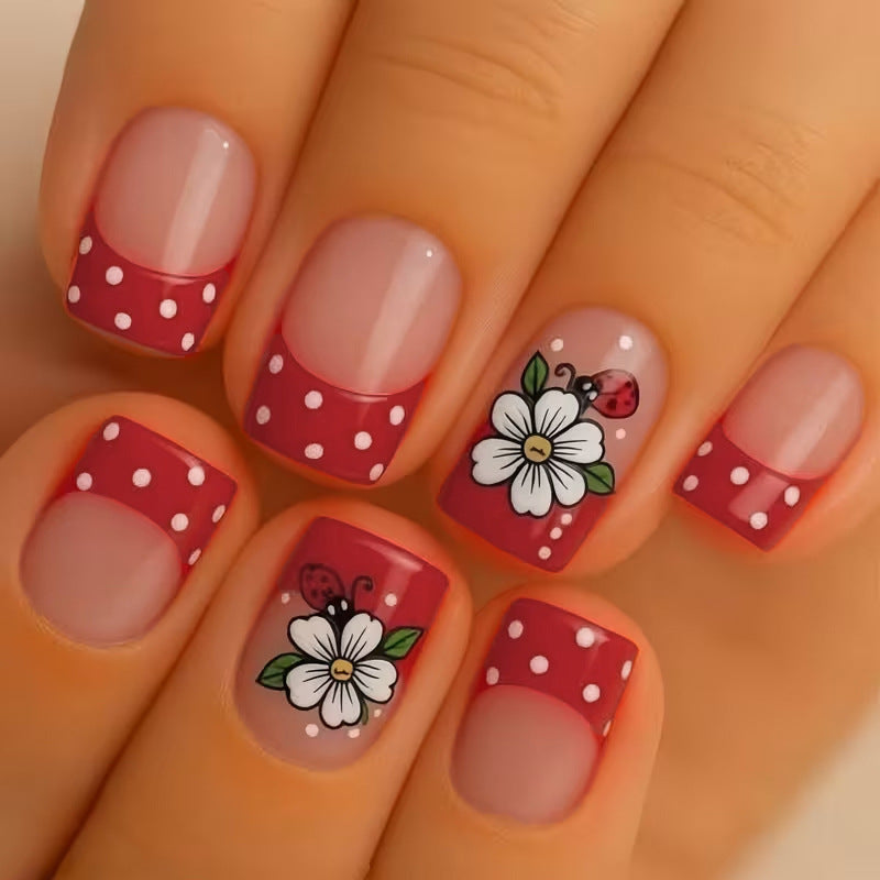 Cute Floral Nail Art Enhancements Stornfield