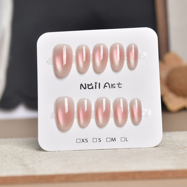 Decorative Press-On Nail Extensions with Floral Accents Stornfield