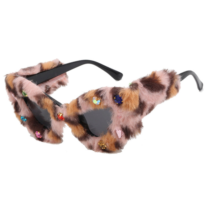 Women striking, padded sunglasses with decorated frame Stornfield