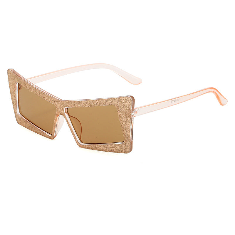 Women's geometric sunglasses with sparkling elements Stornfield