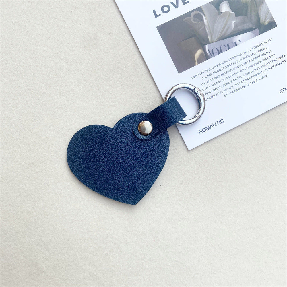 Leather Heart-Shaped Keychain Stornfield