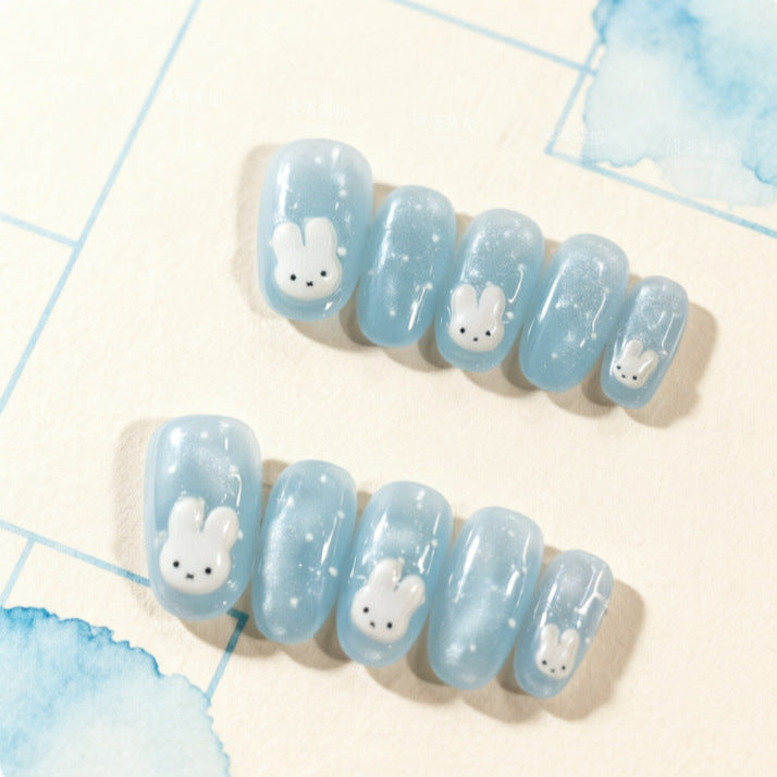 Artificial nails with sweet bunny motif Stornfield