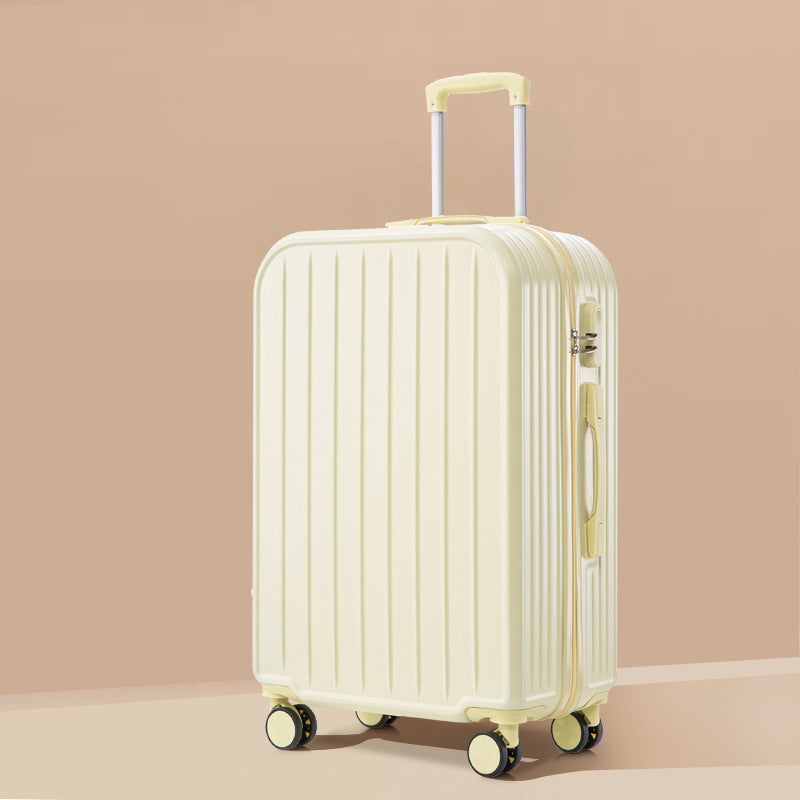 lightweight ABS hardshell spinner suitcase with telescopic handle and matching cosmetic case Stornfield