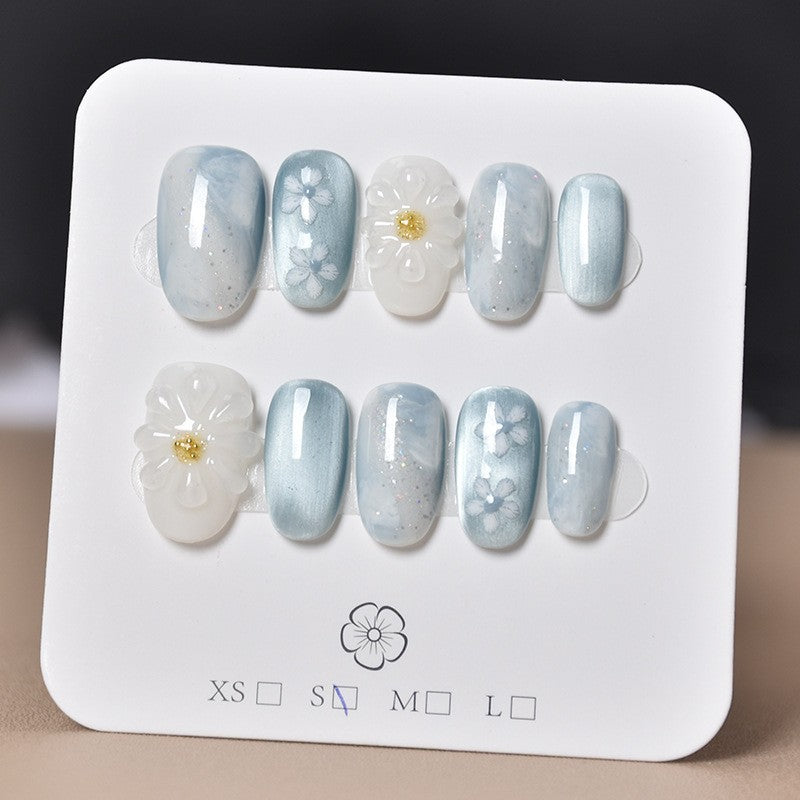 3D Embellished Press-On Nail Art Set Stornfield