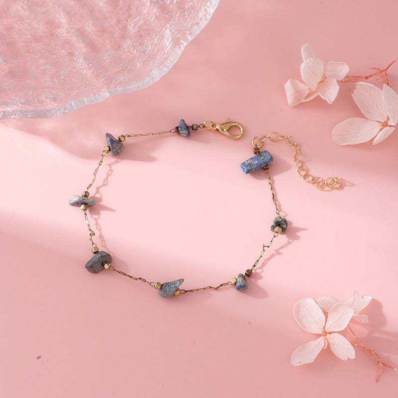 Rose Quartz Charm Anklet Stornfield