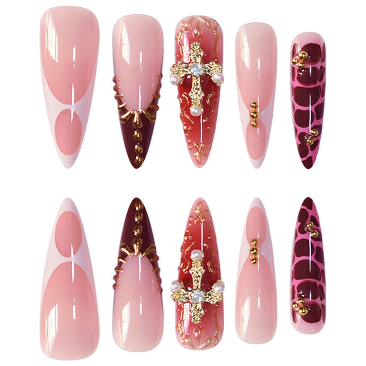 Glamorous Decorative Stiletto Press-On Nail Set Stornfield