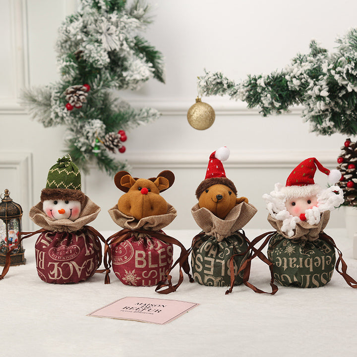 Cute Christmas gnome with gift sack Stornfield
