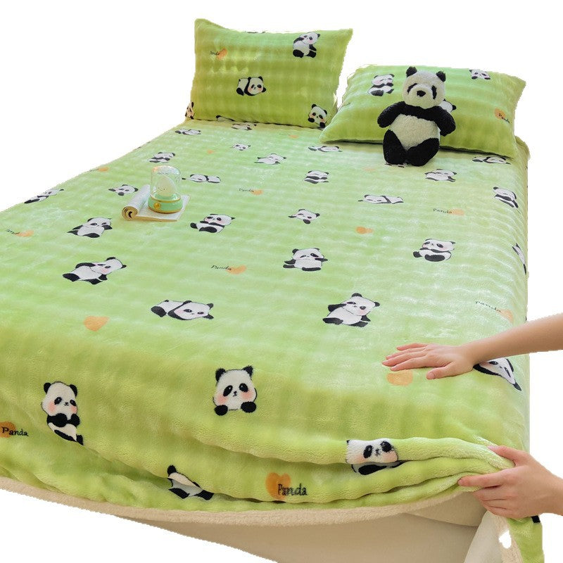 Soft Plush Heart Print Blanket