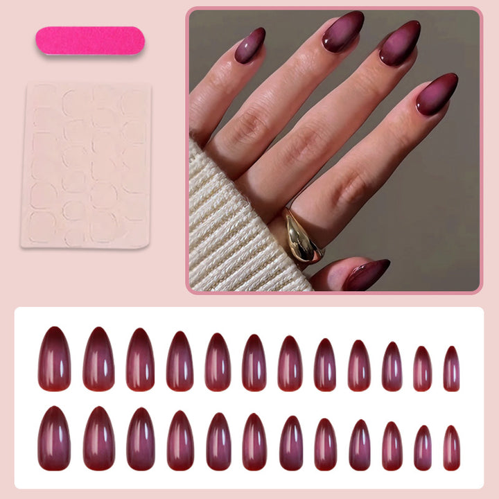 Artificial Nail Set with Versatile Designs and Luxurious Shine Stornfield