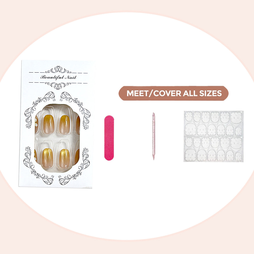 Floral Gradient Press-On Nail Set Stornfield