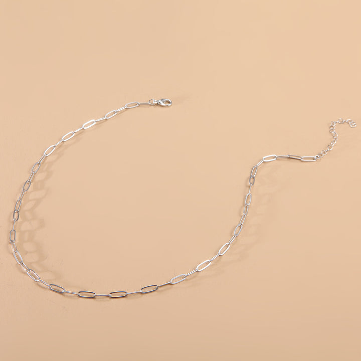 Sleek Long Link Chain Necklace Stornfield