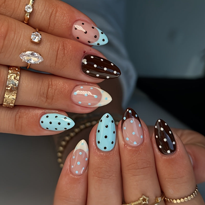 Decorative Press-On Nail Set Stornfield