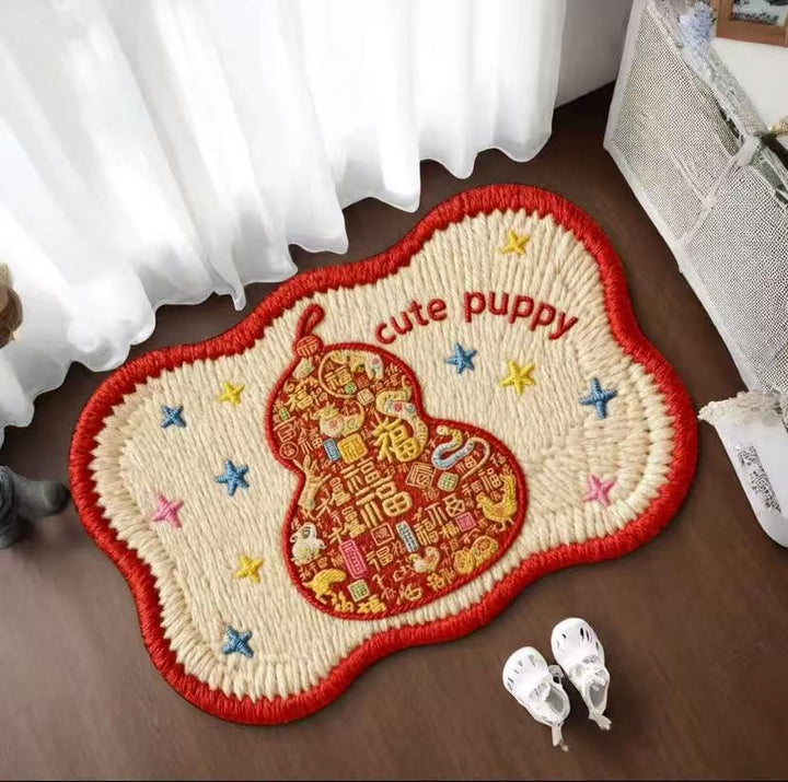 Artistic Floral Area Rug for Indoor Home Decor