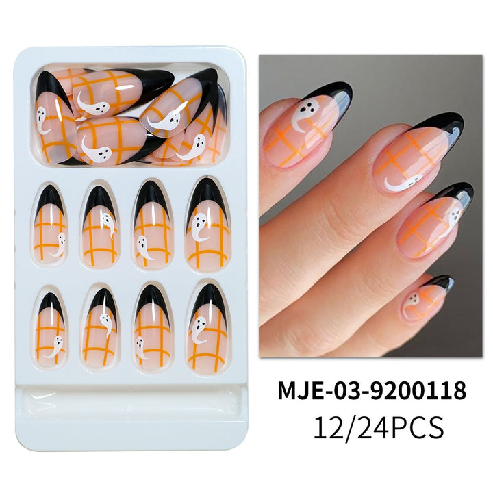 Artistic Abstract Press-On Nail Set Stornfield