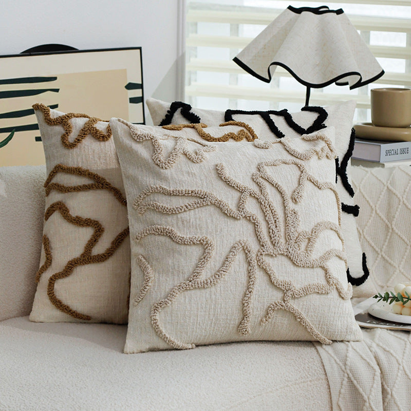 Decorative cushions with artistic pattern