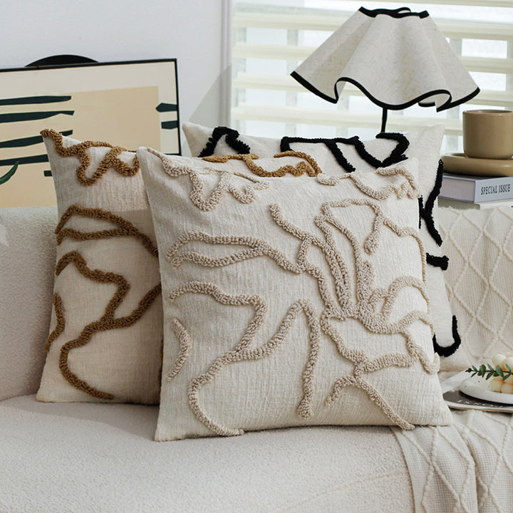 Decorative cushions with artistic pattern