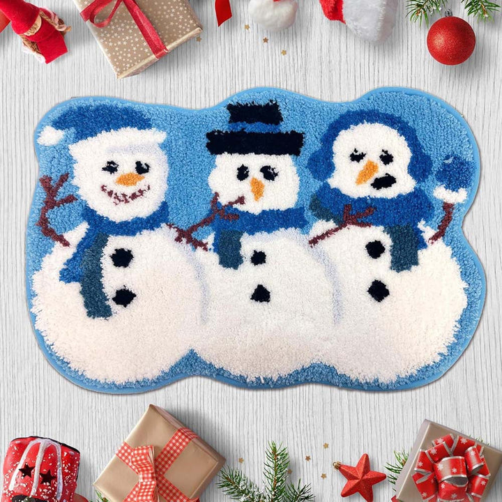 Whimsical Gnome Design Bath Mat